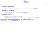 Tablet Screenshot of mdpi.org